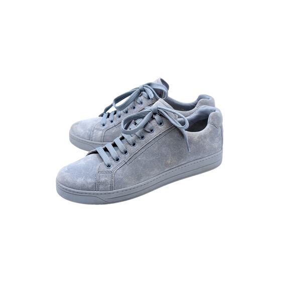 Prada Sport Blue Suede Sneakers Size 39